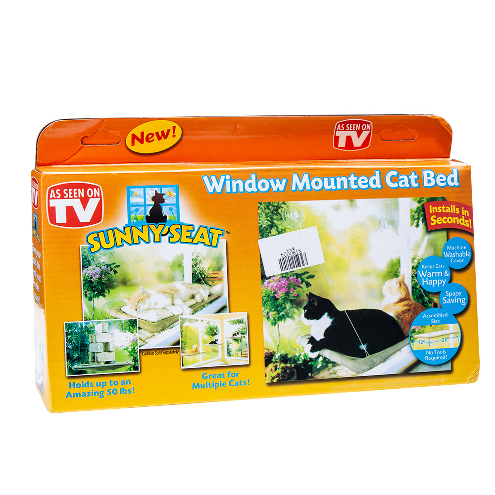 Cat Window Hammock Bed – Strong Suction Cup Sunny Seat for Indoor Cats