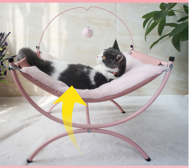 Four Seasons Universal Cat Recliner Cat Bed – All-Season Plush Lounge Sofa for Indoor Cats