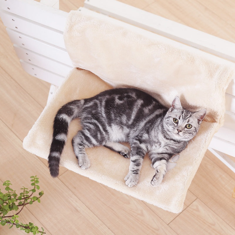 Cozy Cat Hammock Bed – Soft Hanging Cat Lounger for Indoor Cats