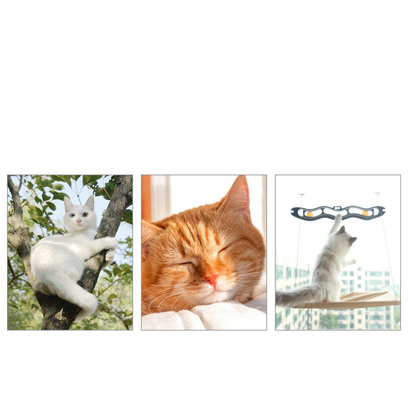 Pet Litter Sucker Hanging Cat Window Hammock – Strong Suction Cup Sunny Perch Bed for Indoor Cats