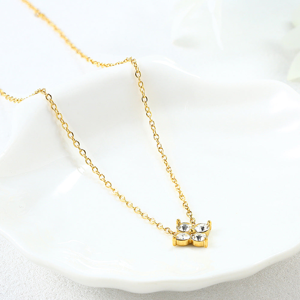 French Babys Breath Bracelet Necklace And Earrings Set