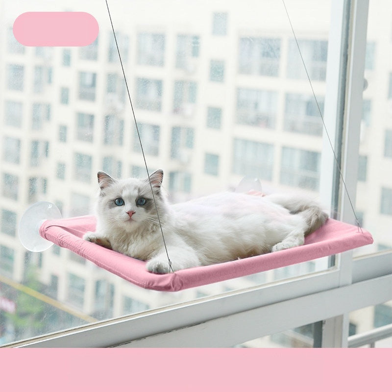 Pet Litter Sucker Hanging Cat Window Hammock – Strong Suction Cup Sunny Perch Bed for Indoor Cats