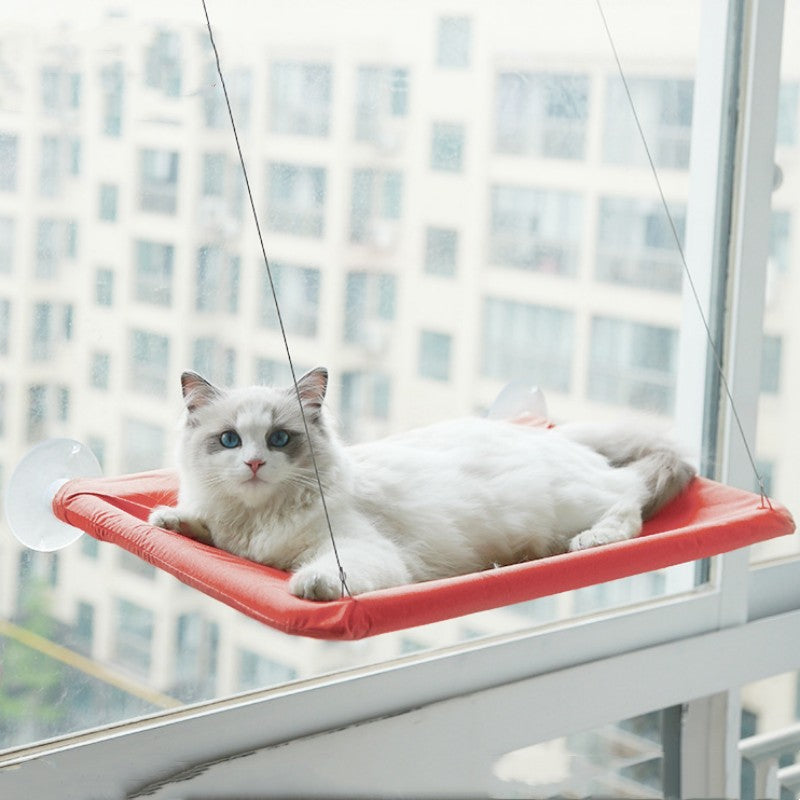 Pet Litter Sucker Hanging Cat Window Hammock – Strong Suction Cup Sunny Perch Bed for Indoor Cats