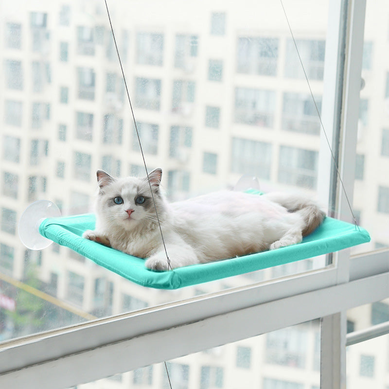 Pet Litter Sucker Hanging Cat Window Hammock – Strong Suction Cup Sunny Perch Bed for Indoor Cats