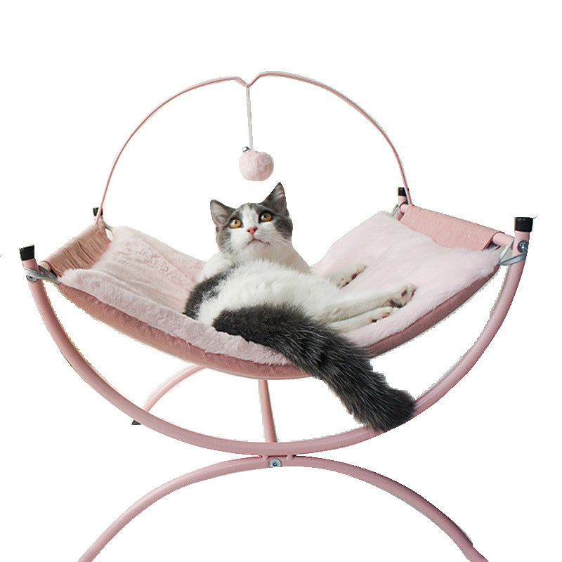 Four Seasons Universal Cat Recliner Cat Bed – All-Season Plush Lounge Sofa for Indoor Cats