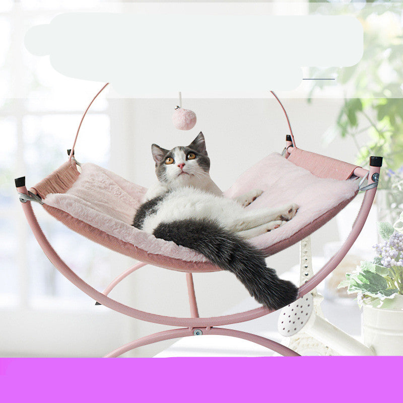Four Seasons Universal Cat Recliner Cat Bed – All-Season Plush Lounge Sofa for Indoor Cats