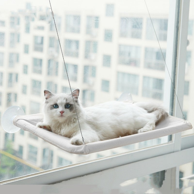 Pet Litter Sucker Hanging Cat Window Hammock – Strong Suction Cup Sunny Perch Bed for Indoor Cats