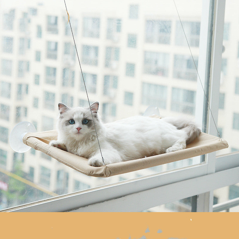 Pet Litter Sucker Hanging Cat Window Hammock – Strong Suction Cup Sunny Perch Bed for Indoor Cats
