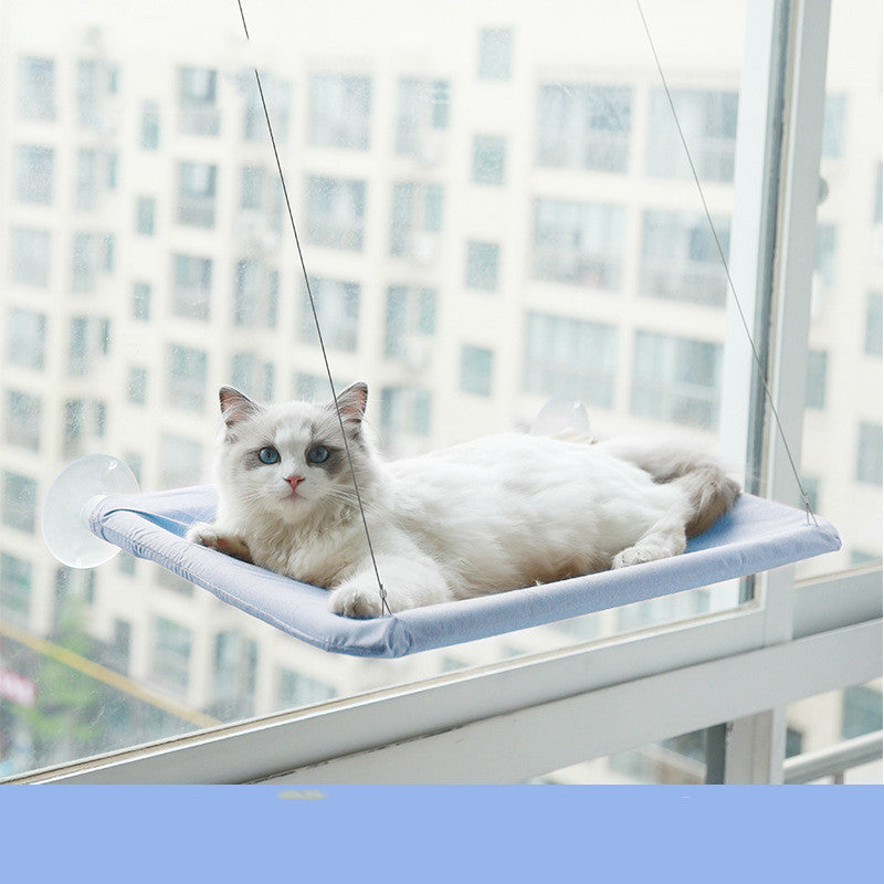 Pet Litter Sucker Hanging Cat Window Hammock – Strong Suction Cup Sunny Perch Bed for Indoor Cats