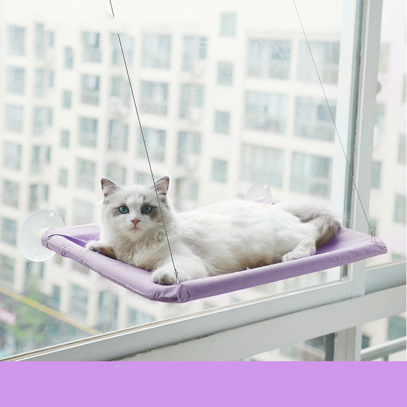 Pet Litter Sucker Hanging Cat Window Hammock – Strong Suction Cup Sunny Perch Bed for Indoor Cats