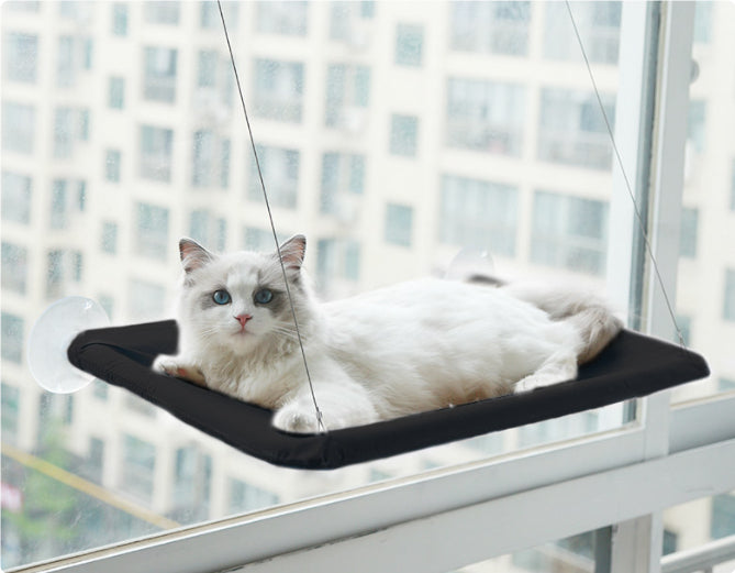 Pet Litter Sucker Hanging Cat Window Hammock – Strong Suction Cup Sunny Perch Bed for Indoor Cats